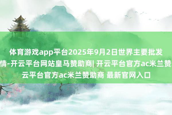 体育游戏app平台2025年9月2日世界主要批发市集鲍鱼菇价钱行情-开云平台网站皇马赞助商| 开云平台官方ac米兰赞助商 最新官网入口